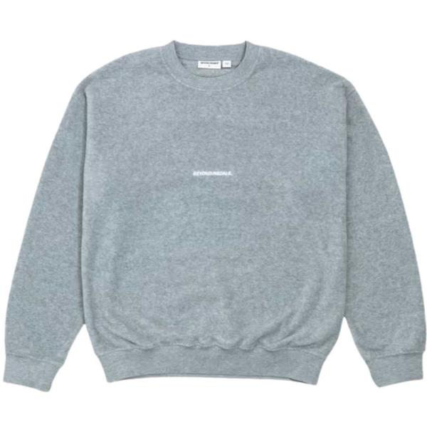 BEYOND MEDALS FLEECE CREWNECK GREY
