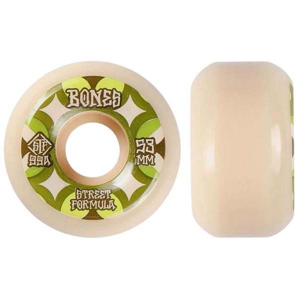 BONES RETRO STF V5 WHITE GREEN RUOTE SKATEBOARDS