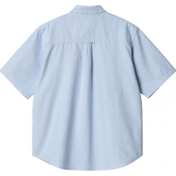 CARHARTT WIP S/S BRAXTON SHIRT BLEACH/WAX