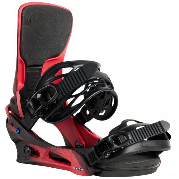 BURTON CARTEL X BLACK/RED ATTACCHI SNOWBOARD