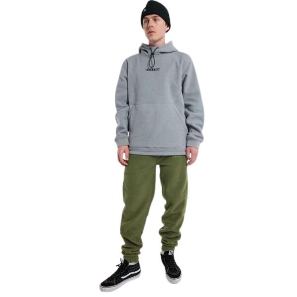 BURTON CINDER PULLOVER HOODIE GRAY HEATHER
