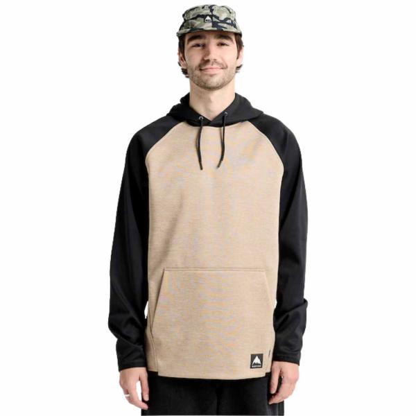 BURTON CROWN WEATHERPROOF SUMMIT TAUPE HEATER/TRUE BLACK FELPA SNOWBOARD