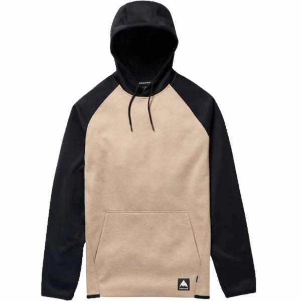 BURTON CROWN WEATHERPROOF SUMMIT TAUPE HEATER/TRUE BLACK FELPA SNOWBOARD