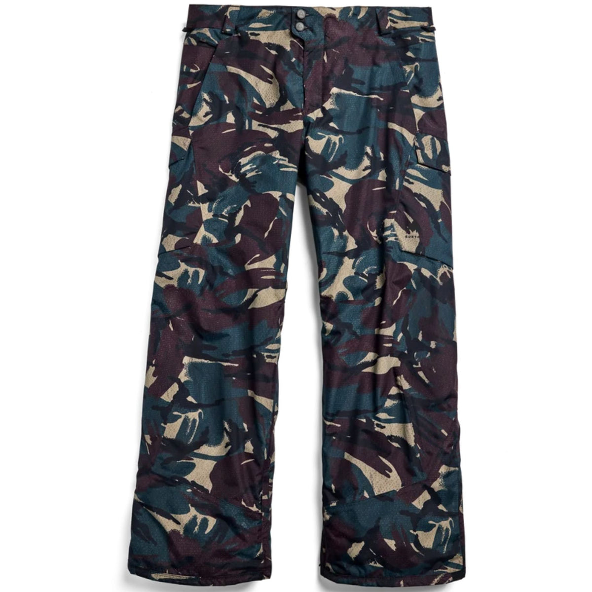 BURTON RESERVE 2L INSULATED PANTS SEERSUCKER CAMO PANTALONI SNOWBOARD