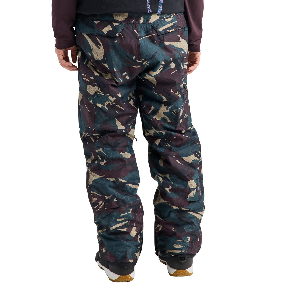 BURTON RESERVE 2L INSULATED PANTS SEERSUCKER CAMO PANTALONI SNOWBOARD