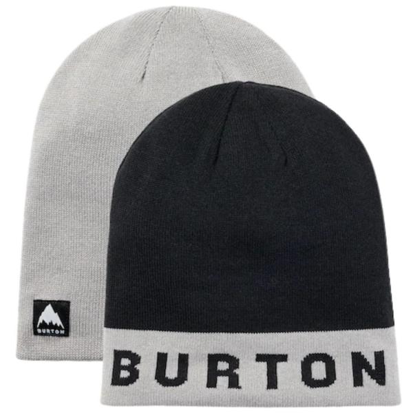 BURTON RECYCLED BILLBOARD BEANIE SHARKSKIN/TRUE BLACK BERRETTO SNOWBOARD