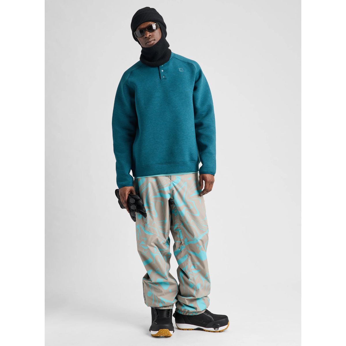 BURTON RESERVE 2L RELAXED PANTS LIQUID MINERAL PANTALONI SNOWBOARD