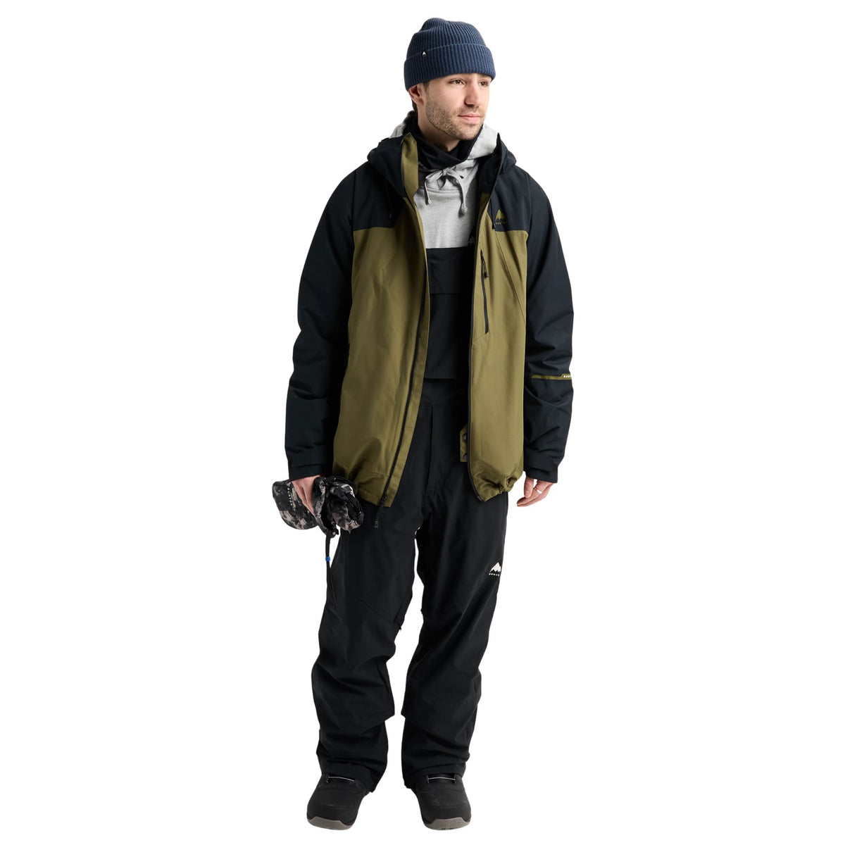BURTON RESERVE 2L INSULATED JACKET TRUE BLACK/DRIED MOSS