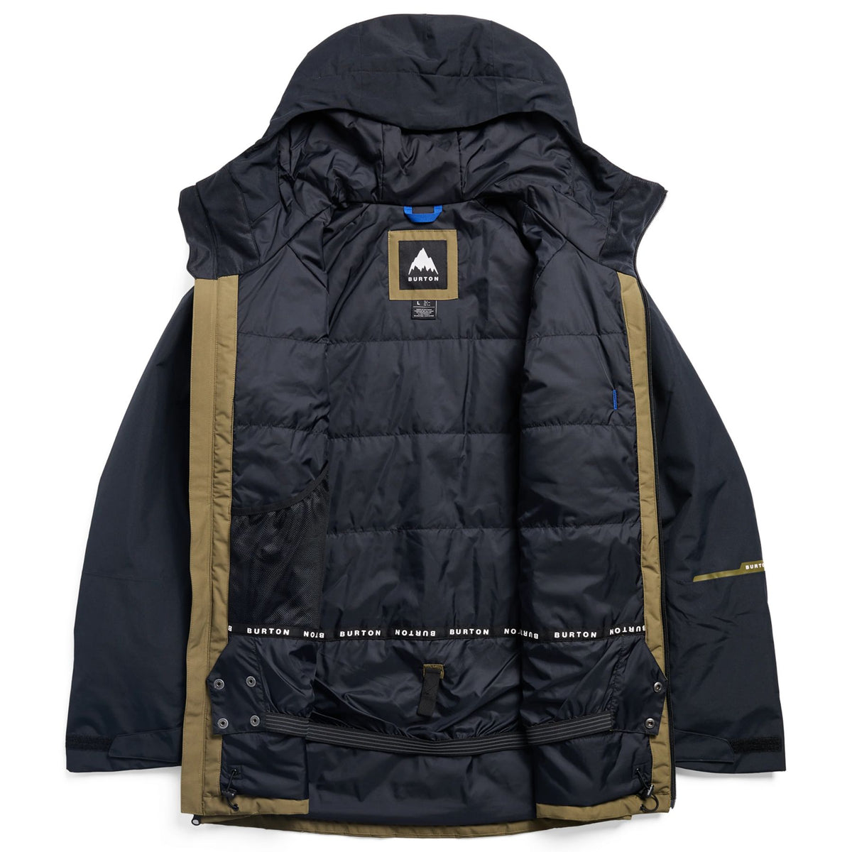 BURTON RESERVE 2L INSULATED JACKET TRUE BLACK/DRIED MOSS