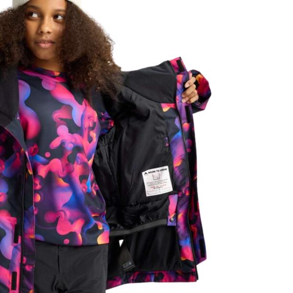 BURTON SKIMMER JACKET LAVA LAMP SNOWBOARD BAMBINO
