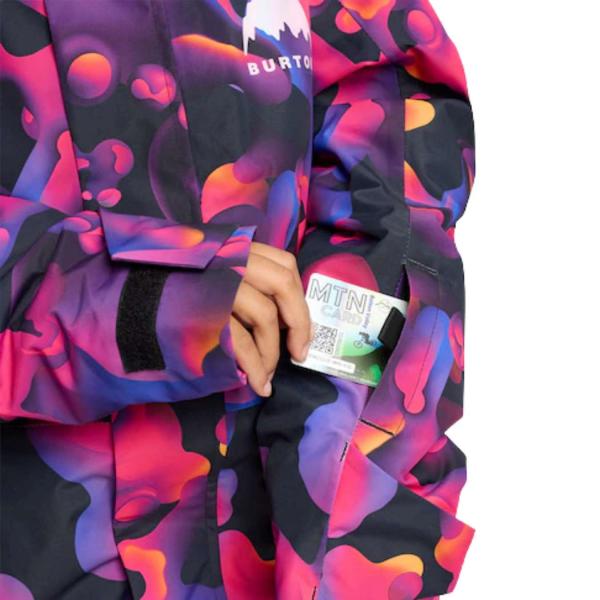 BURTON SKIMMER JACKET LAVA LAMP SNOWBOARD BAMBINO