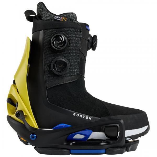 BURTON STEP ON CARTEL X EST ATOMIC YELLOW/BLACK ATTACCHI SNOWBOARD