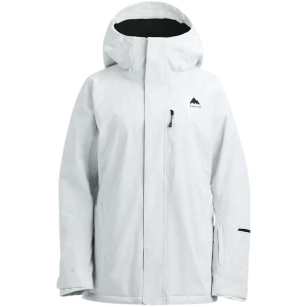 BURTON WOMEN RESERVE 2L INSULATED STRETCH SLIM JACKET STOUT WHITE GIACCA SNOWBOARD DONNA