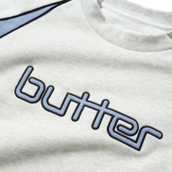 BUTTER GOODS MATCH CREWNECK ASH FELPA