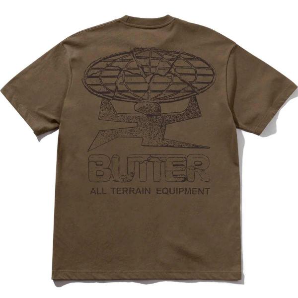 BUTTER GOODS TERRAIN TEE DARK TAUPE T-SHIRT