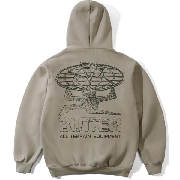 BUTTER GOODS TERRAIN PULLOVER HOOD STONE FELPA