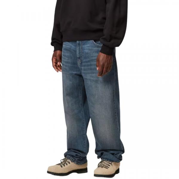 CARHARTT WIP AARON PANT BLUE (DARK USED WASHED)