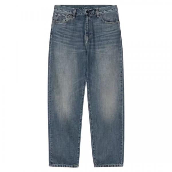 CARHARTT WIP AARON PANT BLUE (DARK USED WASHED)
