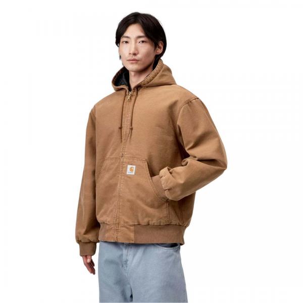 CARHARTT WIP OG ACTIVE JACKET HAMILTON BROWN (STONE CANVAS)