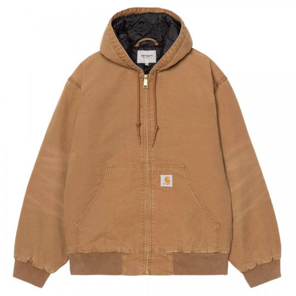 CARHARTT WIP OG ACTIVE JACKET HAMILTON BROWN (STONE CANVAS)