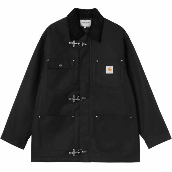CARHARTT WIP ADAIR COAT BLACK/BLACK GIACCA