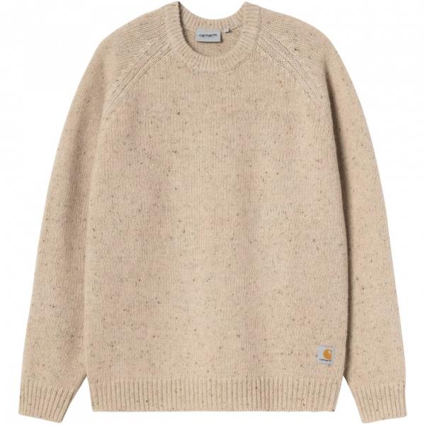 CARHARTT WIP ANGLISTIC SWEATER SPECKLED FLEUR DE SEL