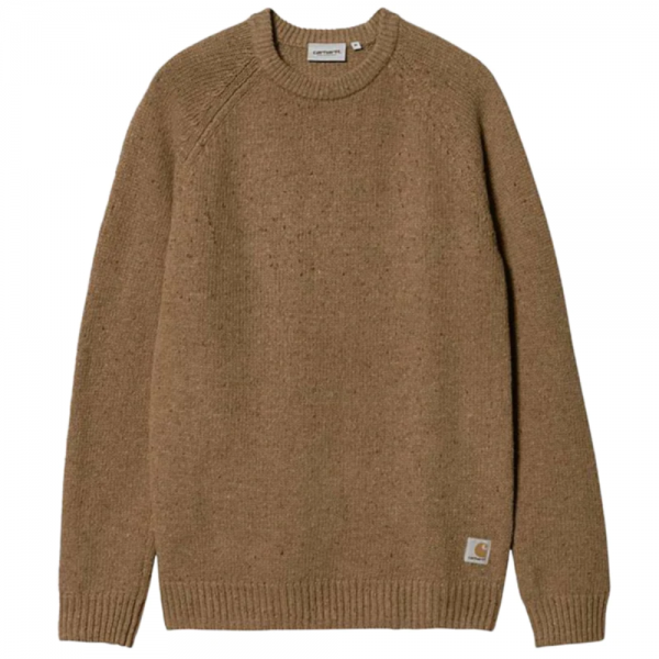 CARHARTT WIP ANGLISTIC SWEATER SPECKLED JASPER