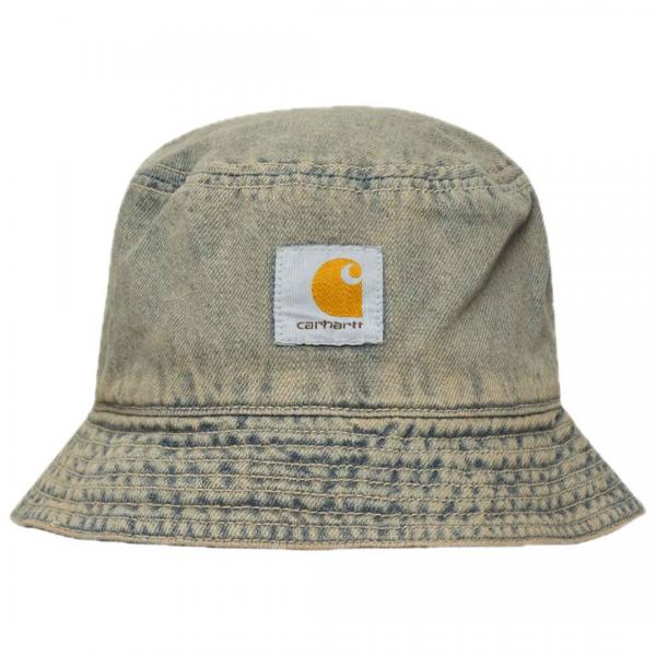 CARHARTT TIGAN BUCKET BLUE/LEATHER CAPPELLO