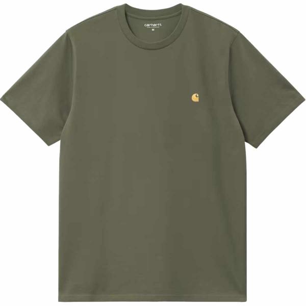 CARHARTT WIP S/S CHASE LEAF/GOLD T-SHIRT