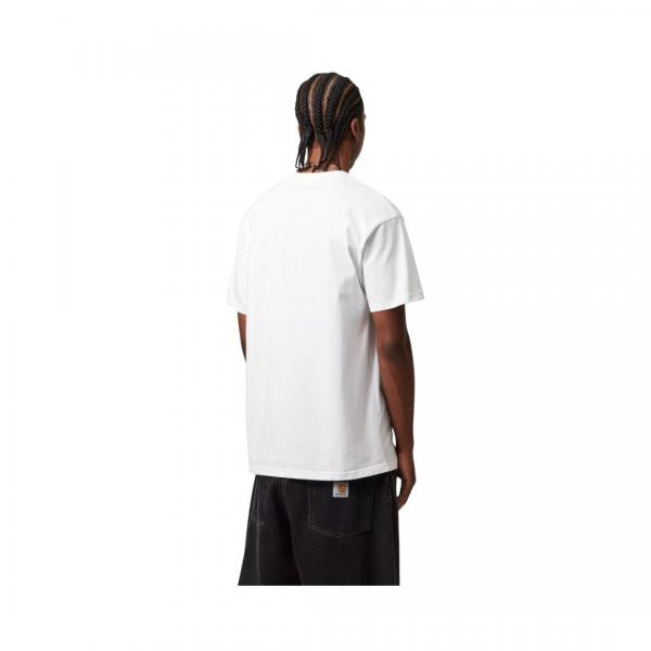 CARHARTT WIP S/S CHASE WHITE/GOLD T-SHIRT