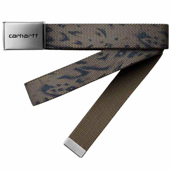 CARHARTT WIP CLIP BELT DUCK FEATHER PRINT CYPRESS