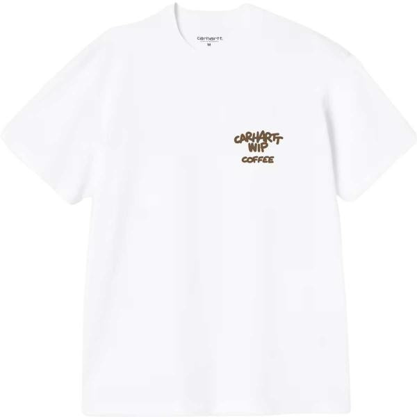 CARHARTT WIP S/S COFFEE BREAK WHITE T-SHIRT