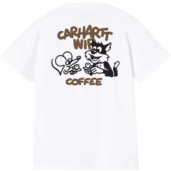 CARHARTT WIP S/S COFFEE BREAK WHITE T-SHIRT