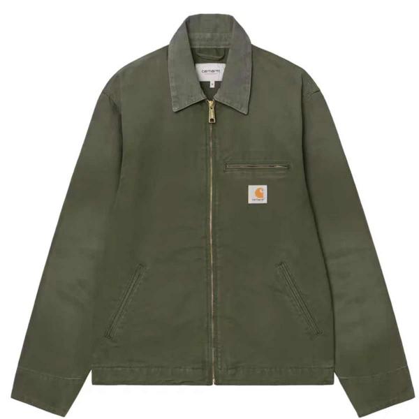 CARHARTT WIP DETROIT JACKET SUMMER LEAF (STONE CANVAS)