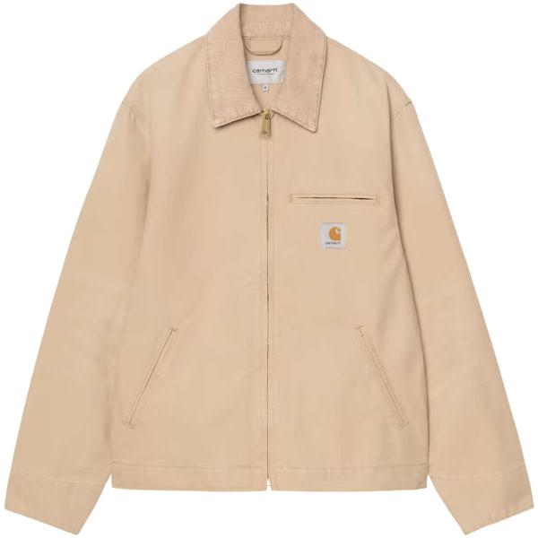 CARHARTT WIP DETROIT JACKET SUMMER DUSTY H BROWN (STONE CANVAS)