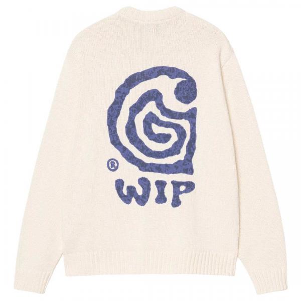 CARHARTT WIP HELIX SWEATER NATURAL MAGLIONE
