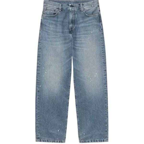CARHARTT WIP LANDON PANT BLUE (DESTROY WASH/SPLATTER)
