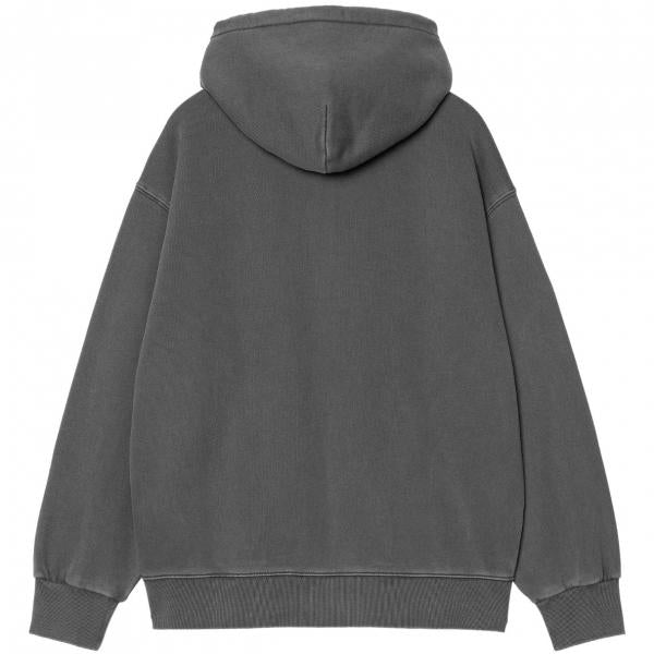 CARHARTT WIP HOODED NELSON JACKET GRAPHITE (GARMENT DYED)