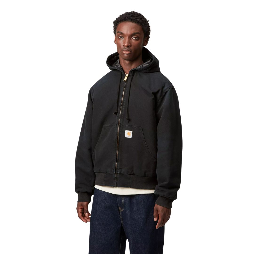 CARHARTT WIP OG ACTIVE JACKET DARK BLACK (STONE CANVAS)