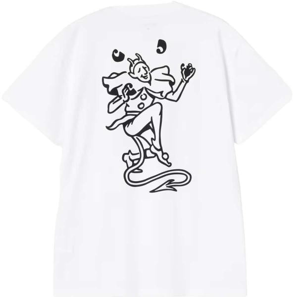 CARHARTT WIP S/S PLAYING CARD WHITE T-SHIRT