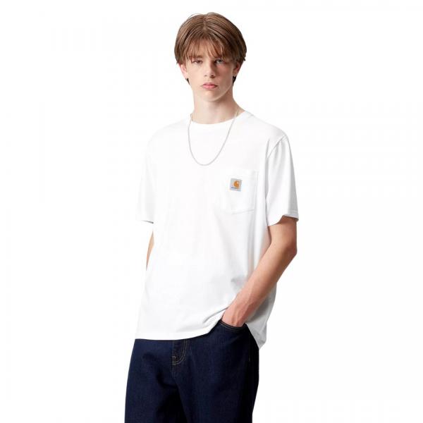 CARHARTT WIP POCKET WHITE T-SHIRT