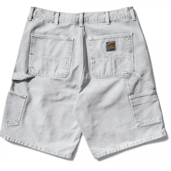 CARHARTT WIP SINGLE KNEE BLACK (CHALK WASH)