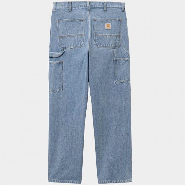 CARHARTT WIP SINGLE KNEE PANT BLUE (STONE BLEACHED)