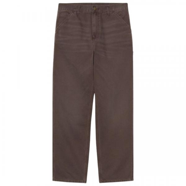 CARHARTT WIP SINGLE KNEE PANT TOBACCO (AGED CANVAS)