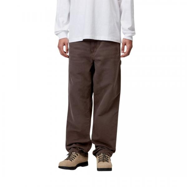 CARHARTT WIP SINGLE KNEE PANT TOBACCO (AGED CANVAS)