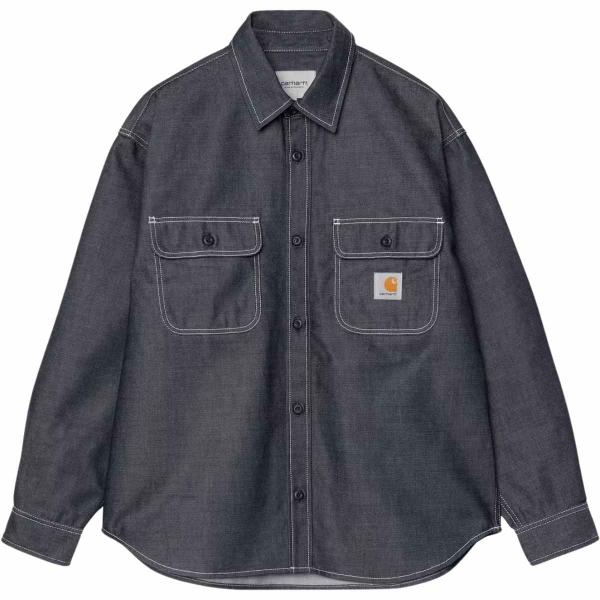 CARHARTT WIP TIGAN SHIRT JAC BLUE RIGID