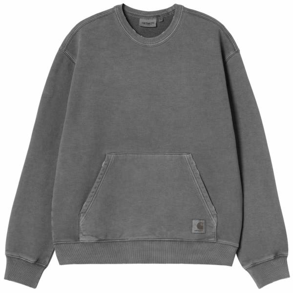 CARHARTT WIP TORION SWEAT BLACK (GRIND WASH)