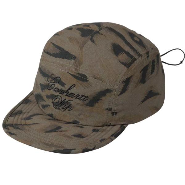 CARHARTT WIP TRAVON CAP DUCK FEATHER PRINT CYPRESS / BLACK CAPPELLO