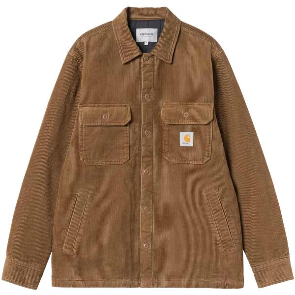 CARHARTT WIP WHITSOME SHIRT JAC H BROWN CAMICIA/GIACCA