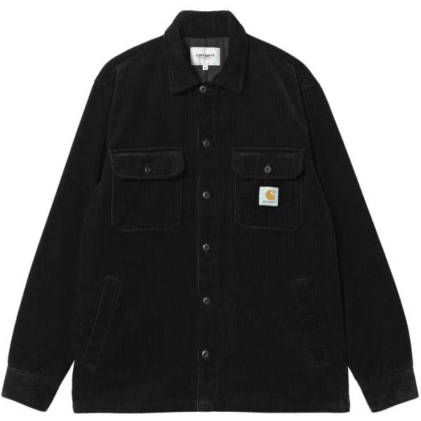 CARHARTT WIP WHITSOME SHIRT JAC BLACK CAMICIA/GIACCA